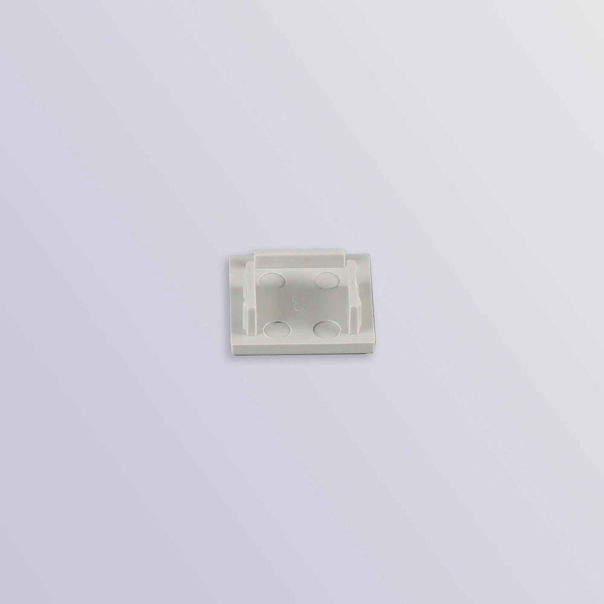 Tiras 56mm x 15mm Grey Profile End Cap Without Hole (1pc) for M8067 M8069  Mantra Fusion Tiras LED Profile